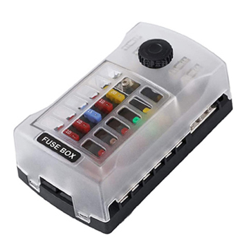 含负极双正极6路保险丝盒