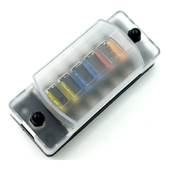 含正负极6路保险丝盒